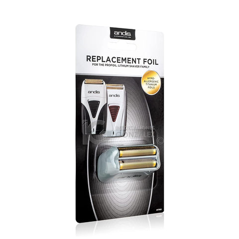 ANDIS Pro-Foil & Lithium Shaver - Super Soft Gold Titanium Cutters 17160