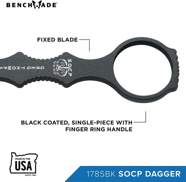 BENCHMADE SOCP Spear-Point 178SBK