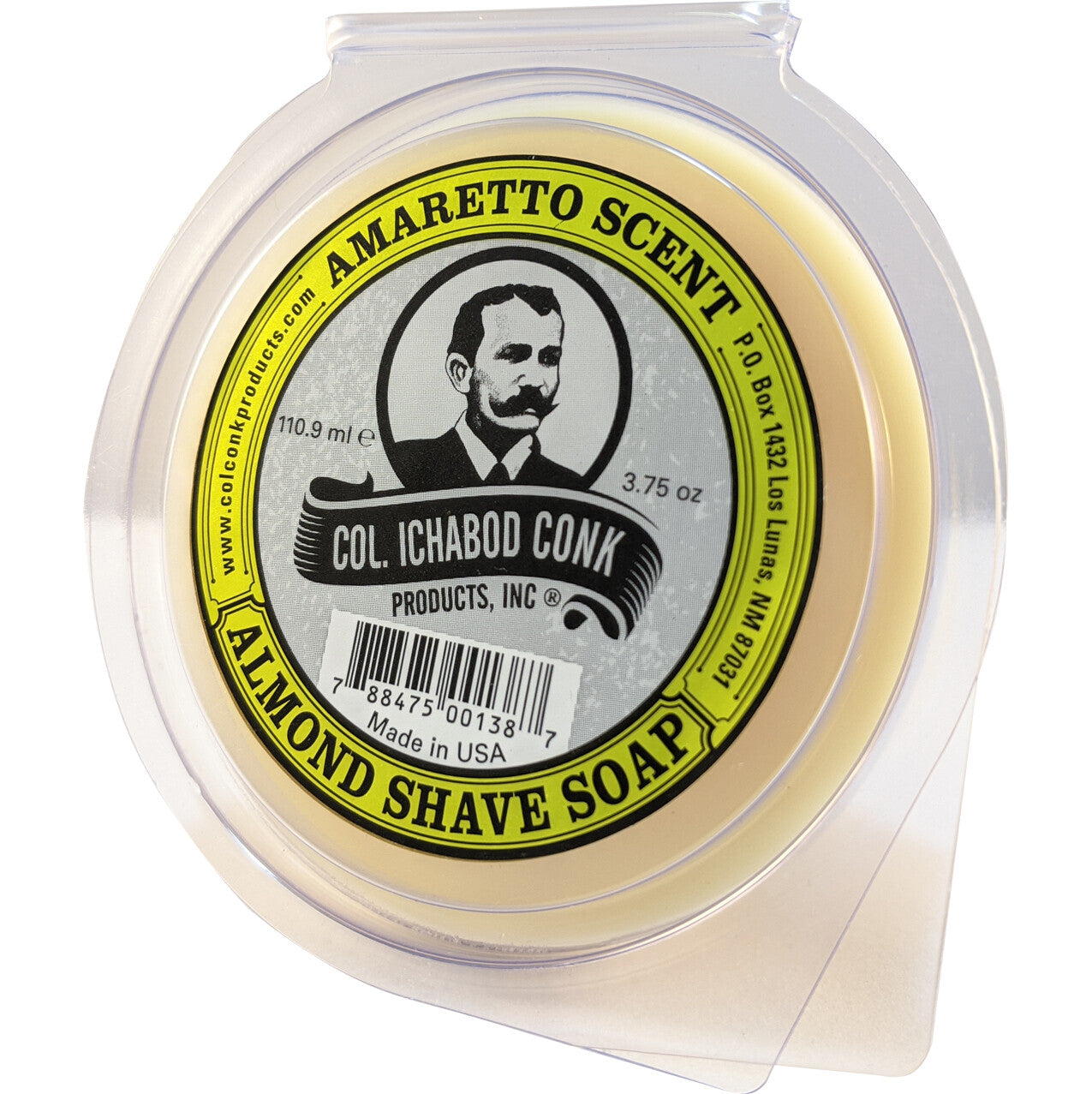 COL CONK Almond Super Bar Shave Soap 3.75oz 158