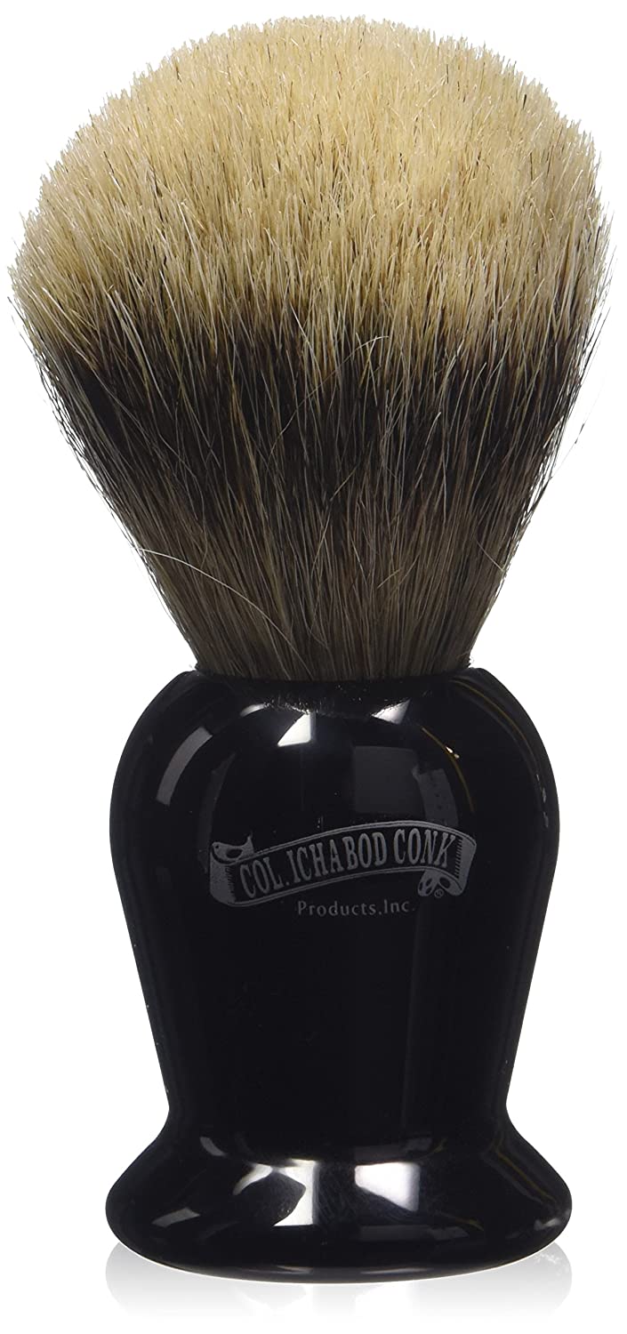 COL CONK Silver Tip Brush Faux Ebony 920