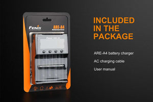 FENIX Multifunctional Battery Charger - 4 Bay ARE-A4