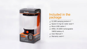 FENIX USB Rechargeable Camping Lantern CL30R