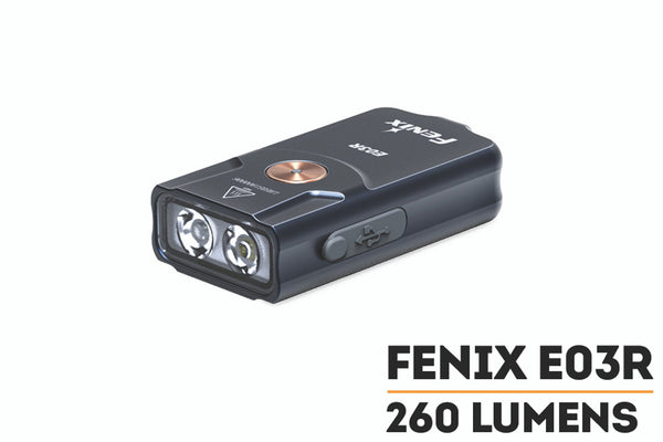 FENIX All-Metal Keychain Flashlight E03R