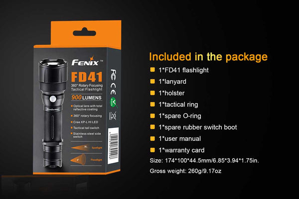 FENIX FD41 Focus Flashlight FD41HIBK