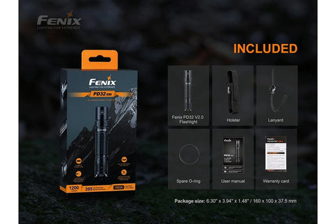 FENIX All-Round Compact Flashlight PD32-V2.0
