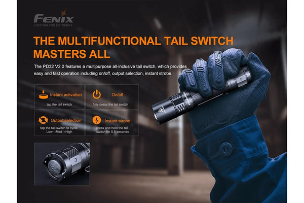 FENIX All-Round Compact Flashlight PD32-V2.0