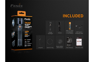 FENIX High-Performance Rechargeable Work Flashlight TK26R