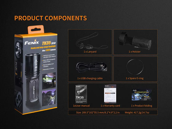FENIX Flashlight TK35