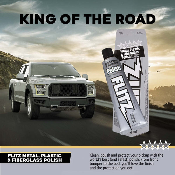 FLITZ Metal, Plastic & Fiberglass Polish plus Paint Restorer 5.29oz 03515-F