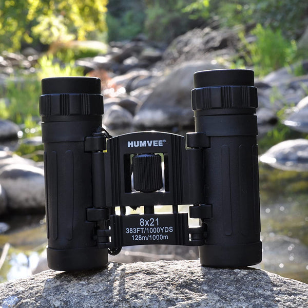 HUMVEE 8x21 Compact Binoculars B-8X21-BLK