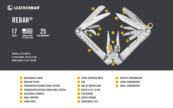 LEATHERMAN Rebar 831548