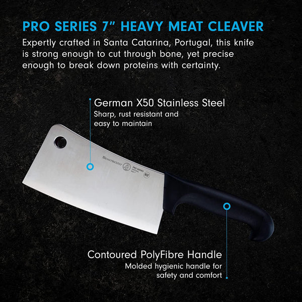 MESSERMEISTER Pro Series Meat Cleaver 7in 5022-7