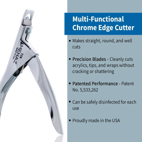 MEHAZ PROFESSIONAL The Original Edge Cutter - Chrome 114