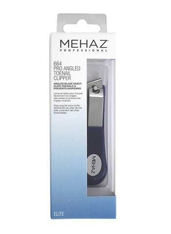 MEHAZ PROFESSIONAL 664 Pro Angled Toenail Clipper 19809