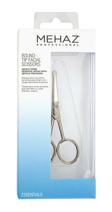 MEHAZ PROFESSIONAL Round-Tip Facial Scissors 19840