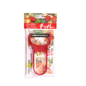 NORITAKE Japanese Plastic Vegetable Peeler - Red R4975822101500
