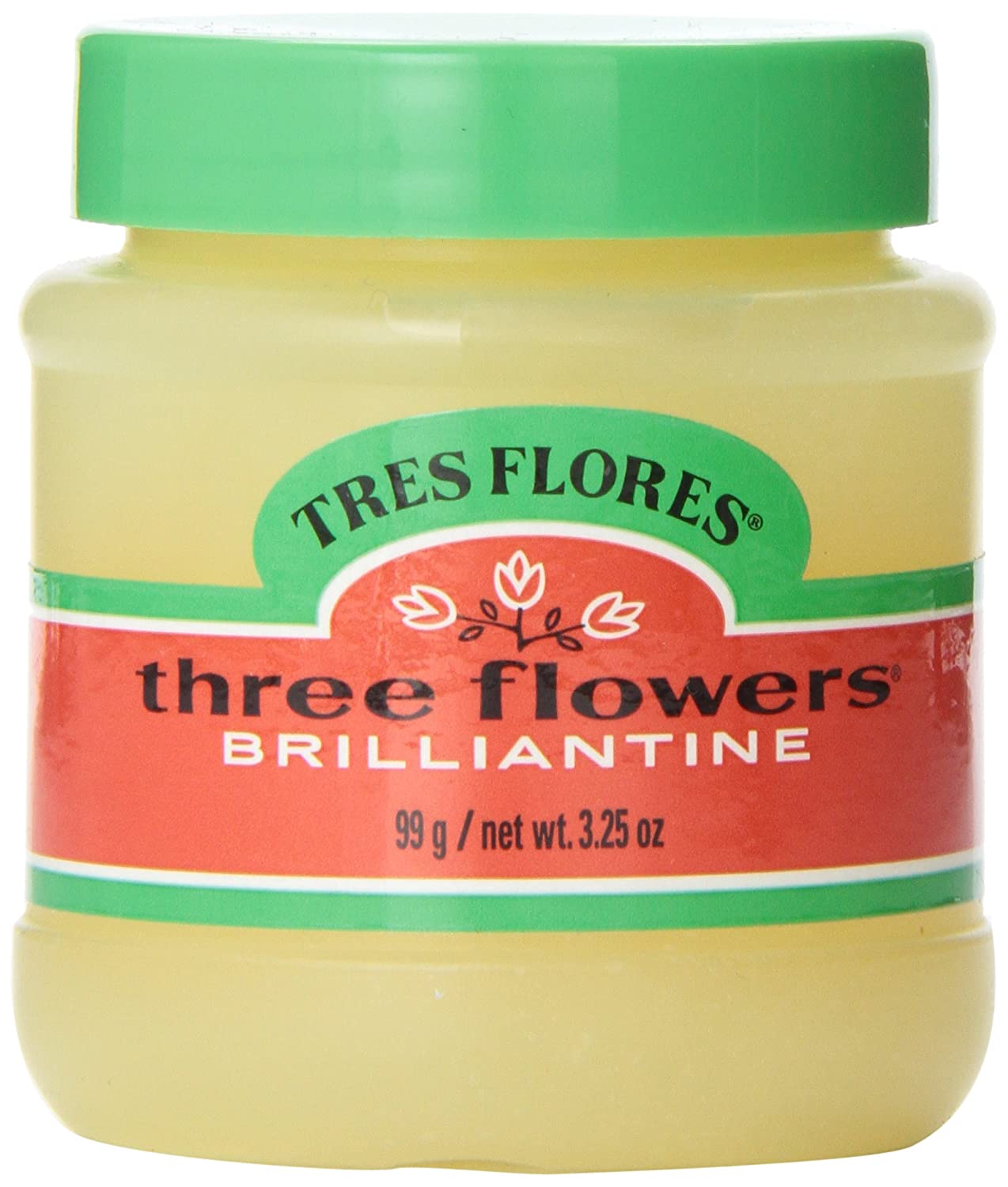 CLUBMAN PINAUD Tres Flores Brilliantine Solid Pomade 3.25oz 11605