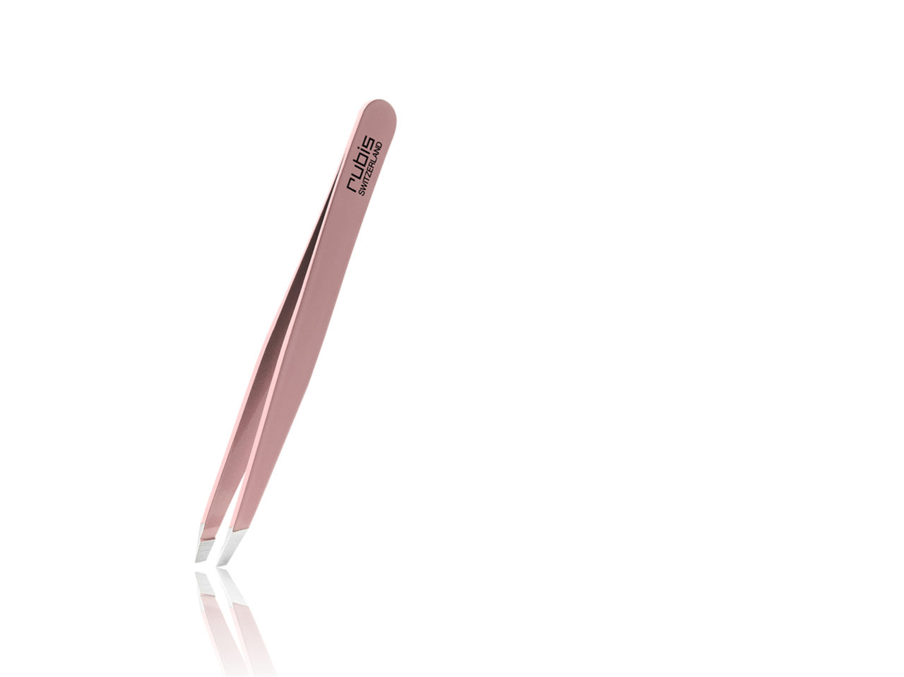 RUBIS SWITZERLAND Classic Slant Tweezers - Pink 18800