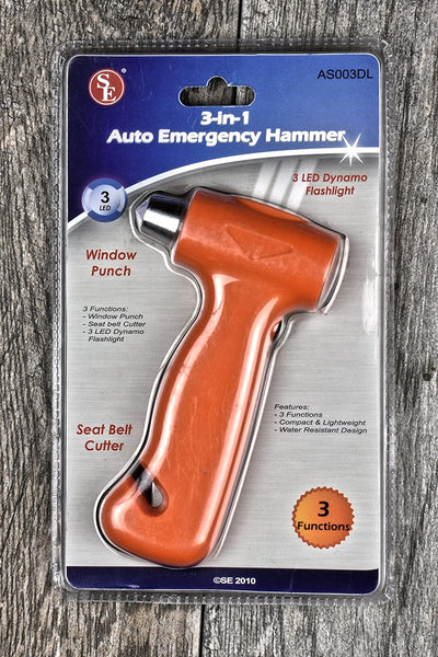 SE Dynamo Rechargeable 3-in-1 Hammer AS003DL