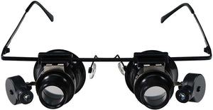 SE 10x Illuminated Dual Loupe Frames MG1312S