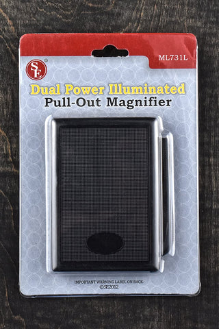SE Dual Power Illuminated Pull-Out Magnifier ML731L