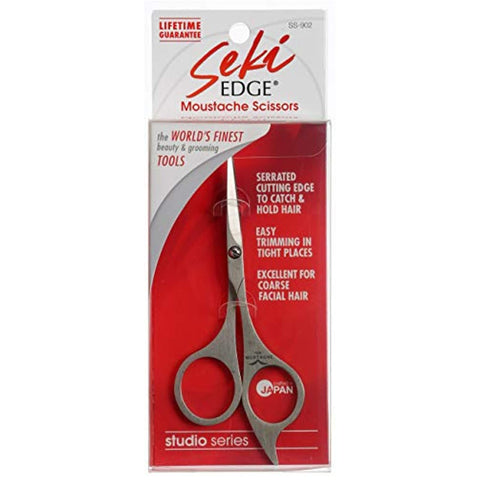 SEKI EDGE Stainless Steel Moustache Scissors 902