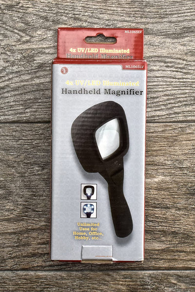 SE 4x UV/LED Illuminated Handheld Magnifier ML1065LV