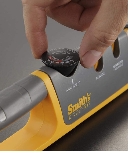 SMITH'S Adjustable Angle Pull-Thru Knife Sharpener 50264