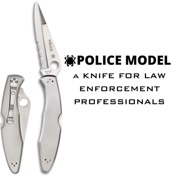 SPYDERCO Police Model Signature Knife - C07PS