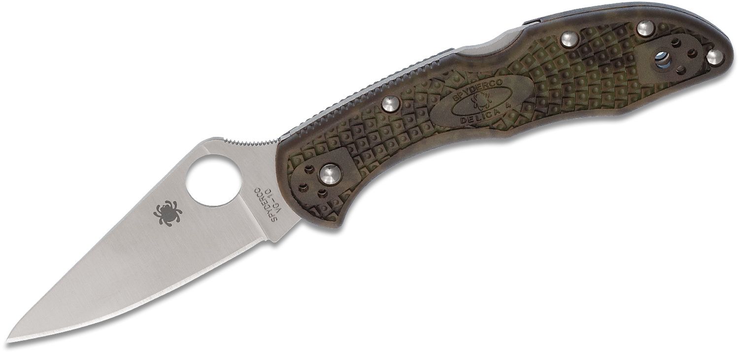 SPYDERCO Delica 4 - Zome Green C11ZFPGR