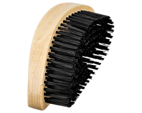 SUAVECITO Wood Beard Brush Mid 50/50 Mix - Natural C138NN