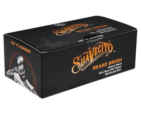 SUAVECITO Beard Brush - Cherry Wood C139NN