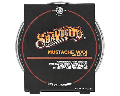 SUAVECITO Mustache Wax 1.5oz - Whiskey Bar P295NN