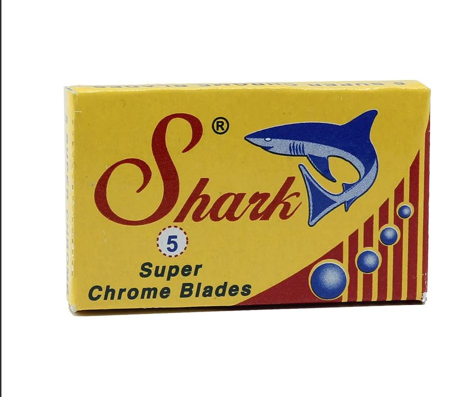 SHARK Super Chrome Stainless Double Edge Razor Blades 5ct 20X5001