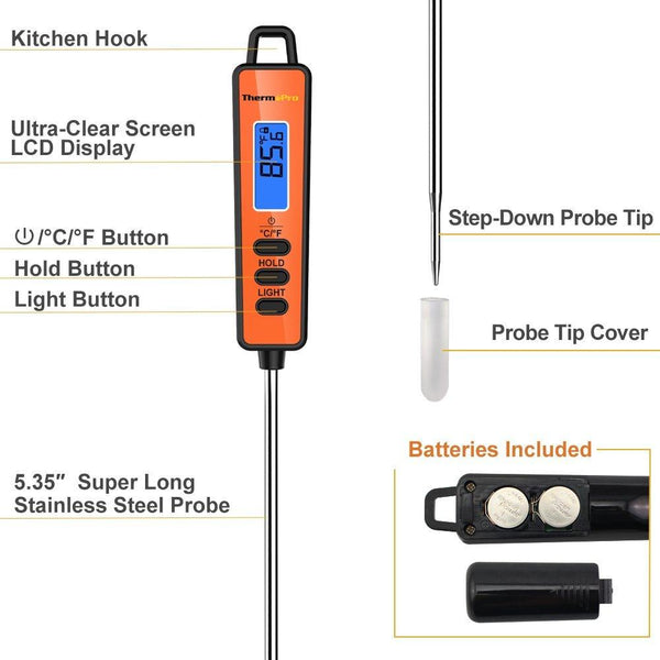 THERMPRO Instant Read Meat Thermometer TP01S