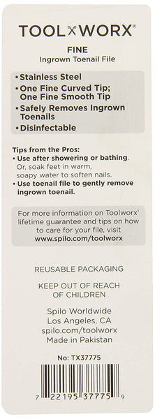 PERSONNA Toolworx Fine Ingrown Toenail File 37775