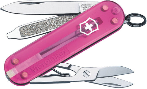 VICTORINOX Swiss Army Classic Translucent - Pink 0.6223.T5R-X4
