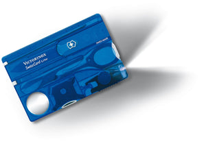 VICTORINOX SwissCard Lite Multi-Tool - Translucent Sapphire 0.7322.T2-X2
