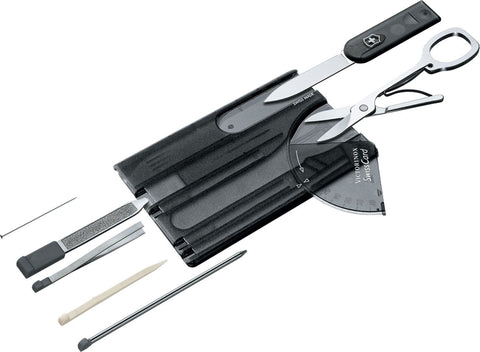 VICTORINOX SwissCard Lite Multi-Tool - Translucent Onyx 0.7333.T3-X3