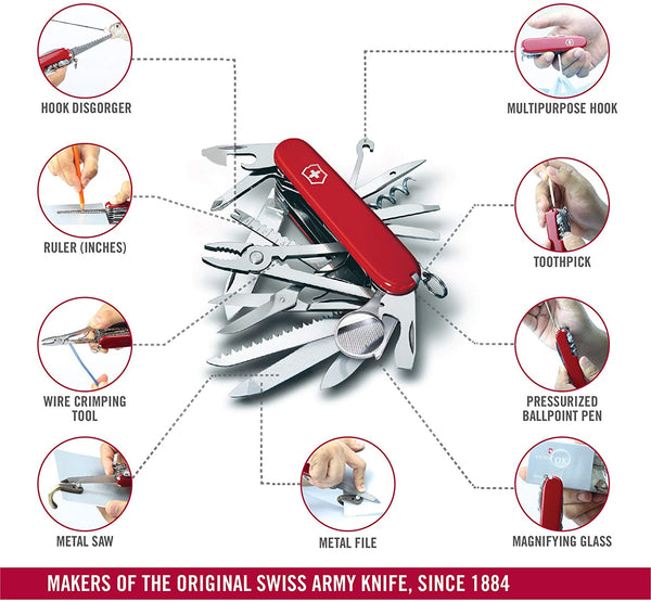 VICTORINOX Swiss Army Swiss Champ - Red 1.6795