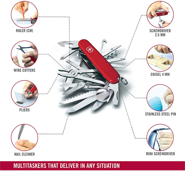 VICTORINOX Swiss Army Swiss Champ - Red 1.6795