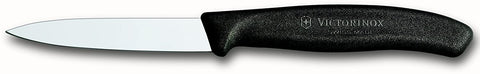 VICTORINOX Swiss Classic Paring Knife w Straight Edge 3.25in - Black 6.7603