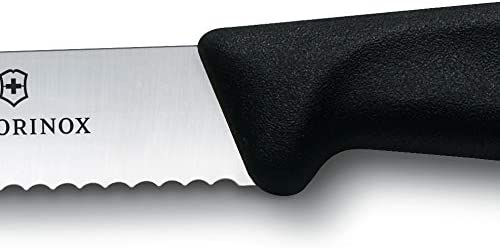 VICTORINOX Serrated Paring Knife 4in - Black 6.7833
