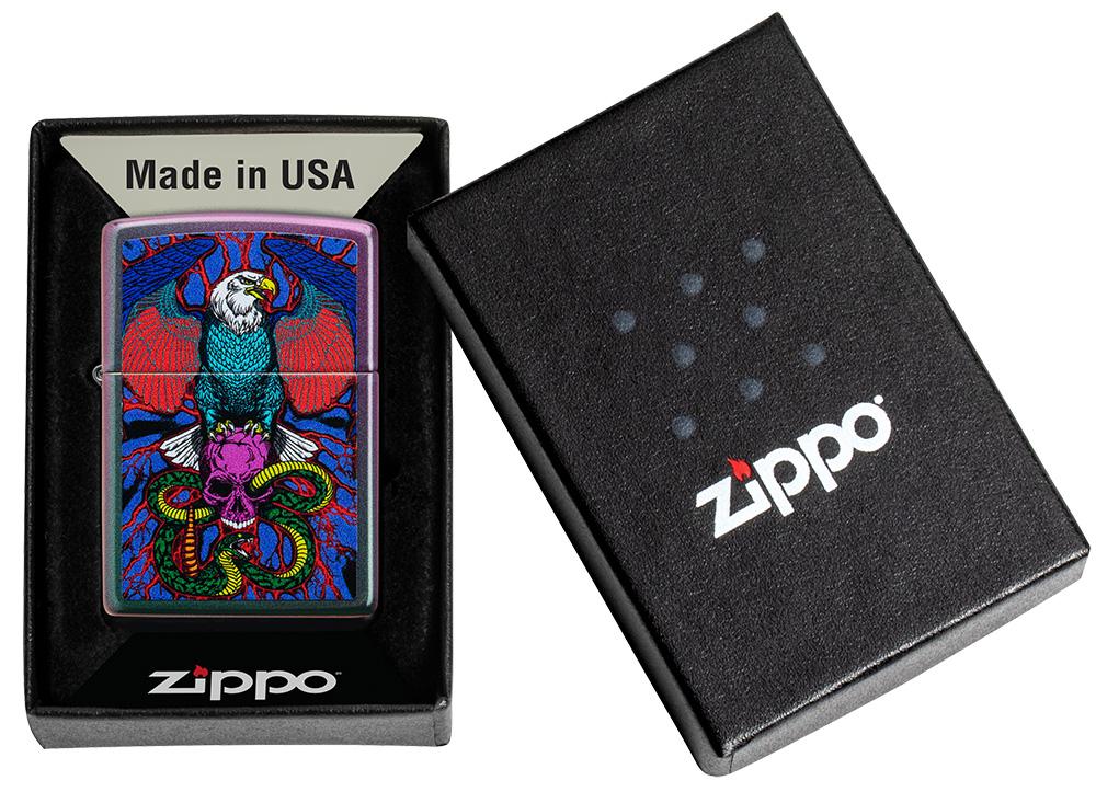 ZIPPO Eagle, Snake, Skull Design 49600000003